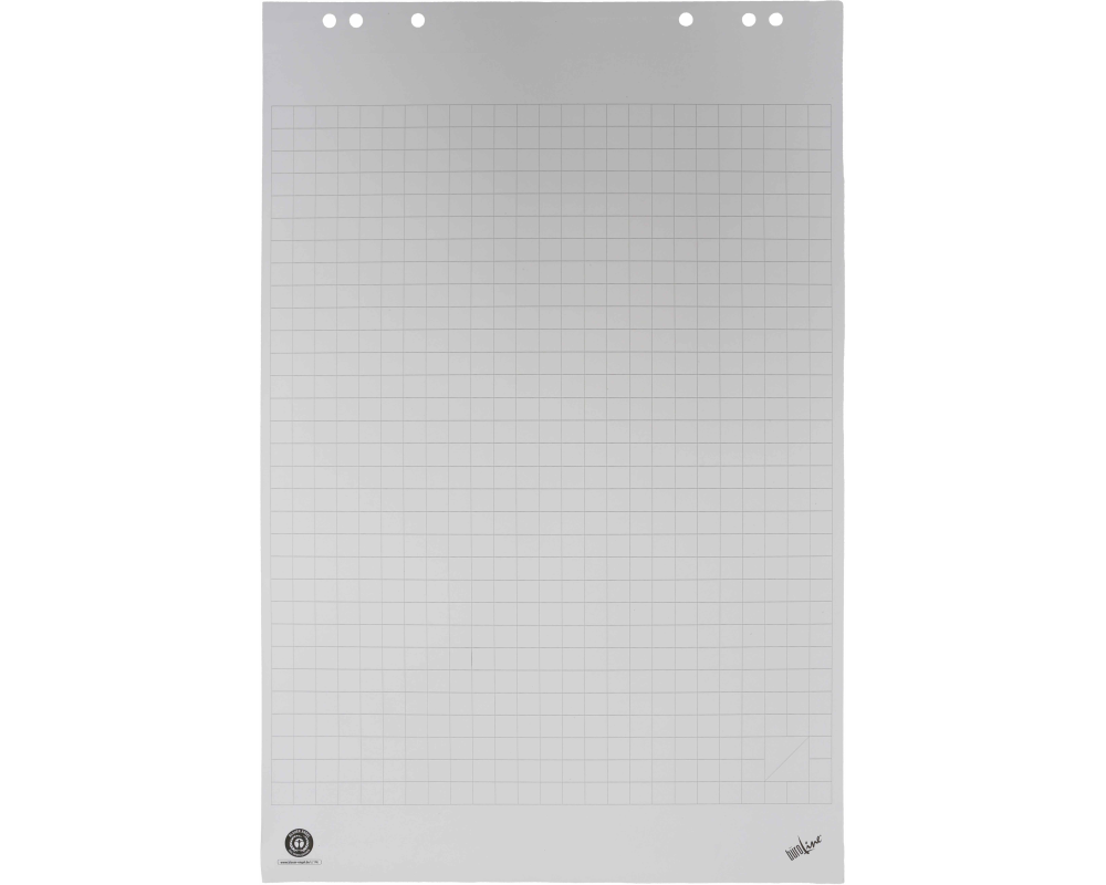 BÜROLINE Flipchart-Block 80g 65x98cm 400190536 recycling, kariert 20 Blatt