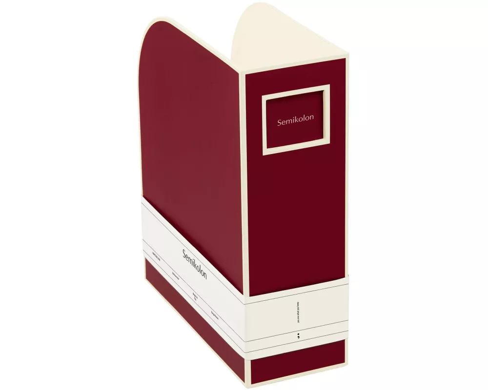 Semikolon Stehsammler A4 Rot