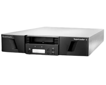 Quantum SuperLoader 3 one LTO-9HH tape drive Model C eight slots 12Gb/s SAS rackmount barcode reader EMEA ONLY