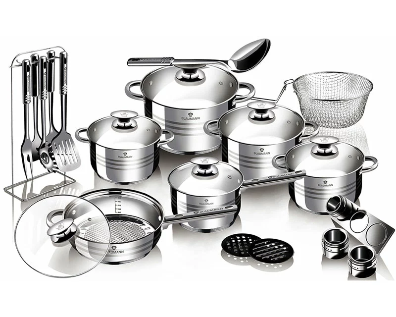 Blaumann 27-teiliges Kochgeschirr-Set Gourmet Line