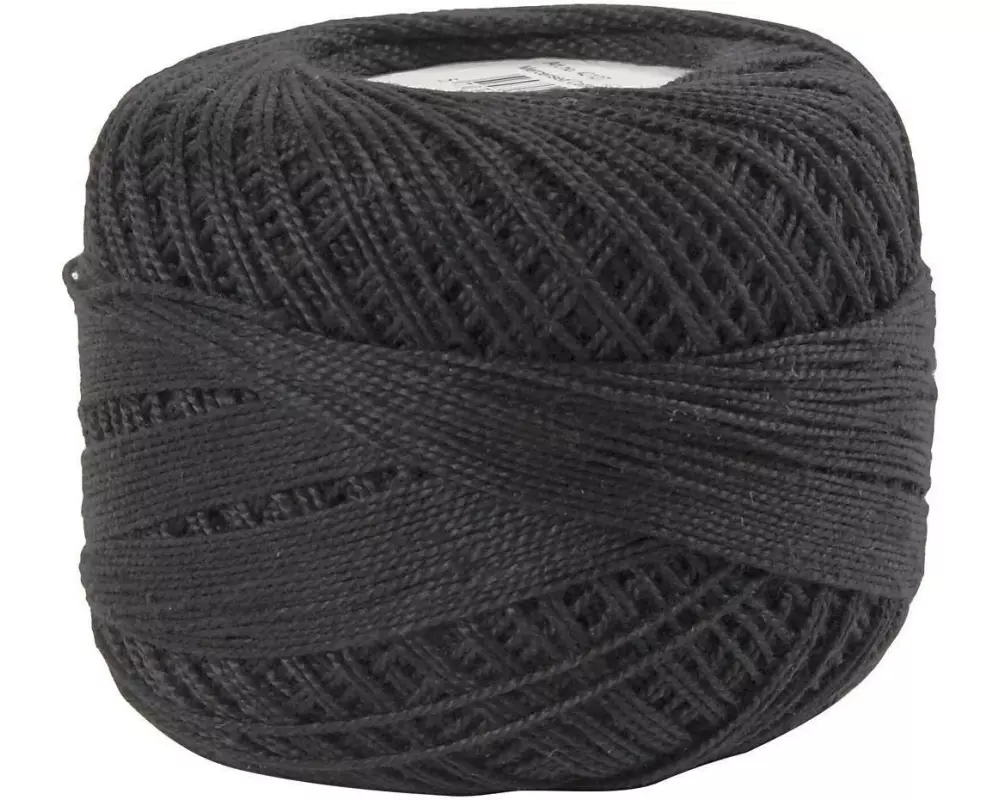 Creativ Company Näh- und Stickgarn Schwarz, 20 g