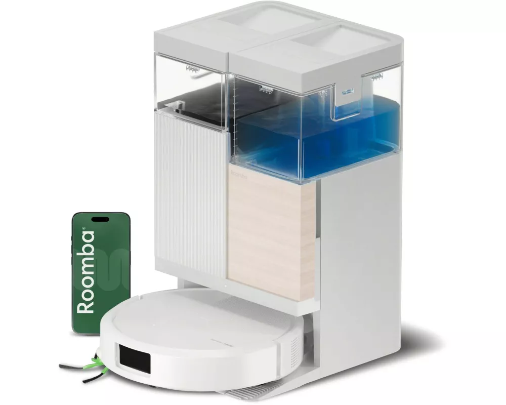 iRobot Roomba 575 Plus Combo, AutoWash Dock, Weiss