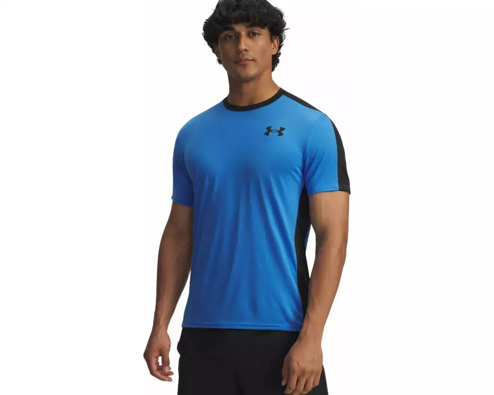 UNDER ARMOUR HeatGear Wordmark Blau, M