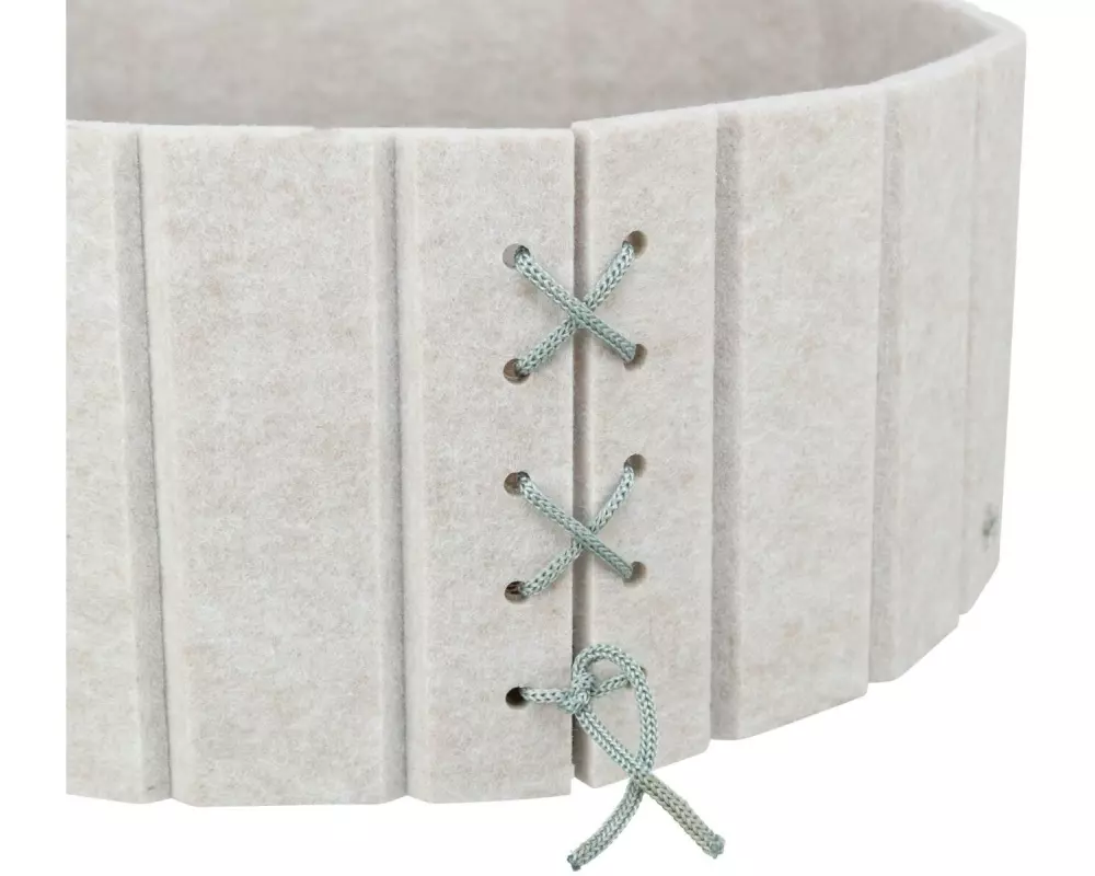 Trixie Kratzbett mit Filzrand Katzenminze ø 38 x 16 cm creme