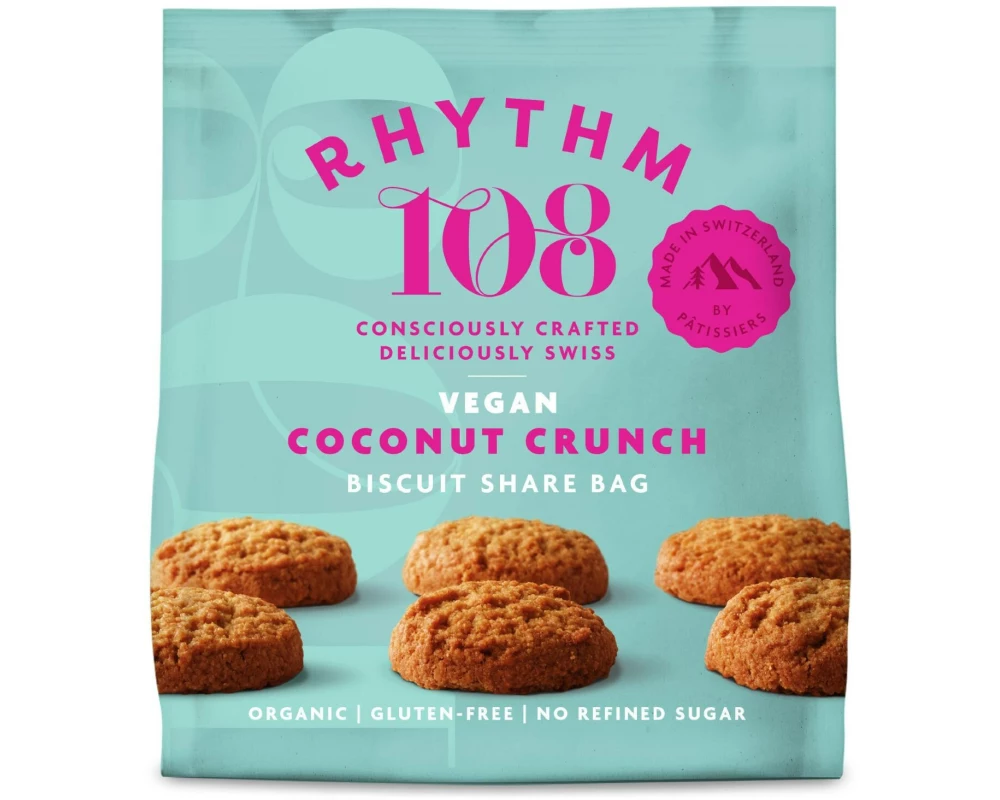 Rhythm 108 Guetzli Bio Coconut Cookie Beutel 135 g