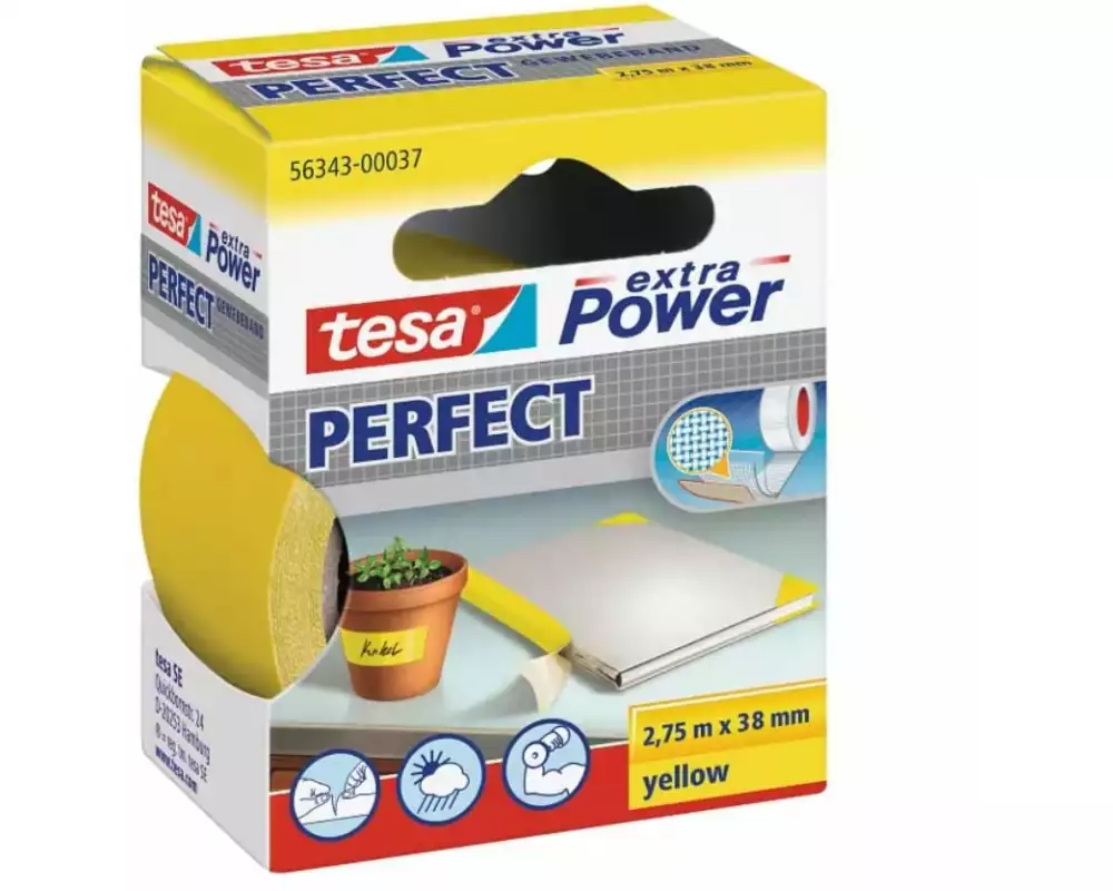 tesa Gewebeband Extra Power Perfect 2.75 m x 38 mm