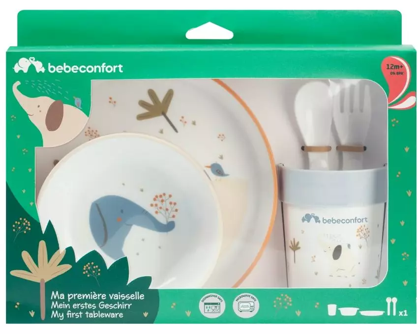 Bebeconfort Essgeschirr-Set Polypropylen rutschfest BPA-frei