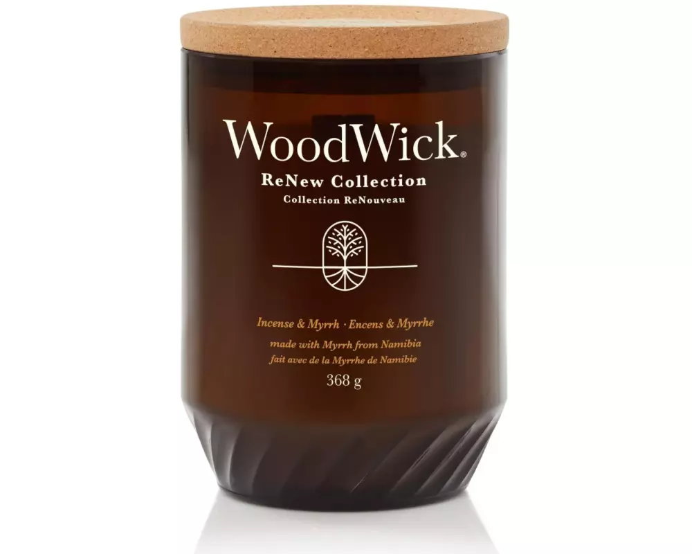 Woodwick Duftkerze Incense & Myrrh ReNew Large Jar