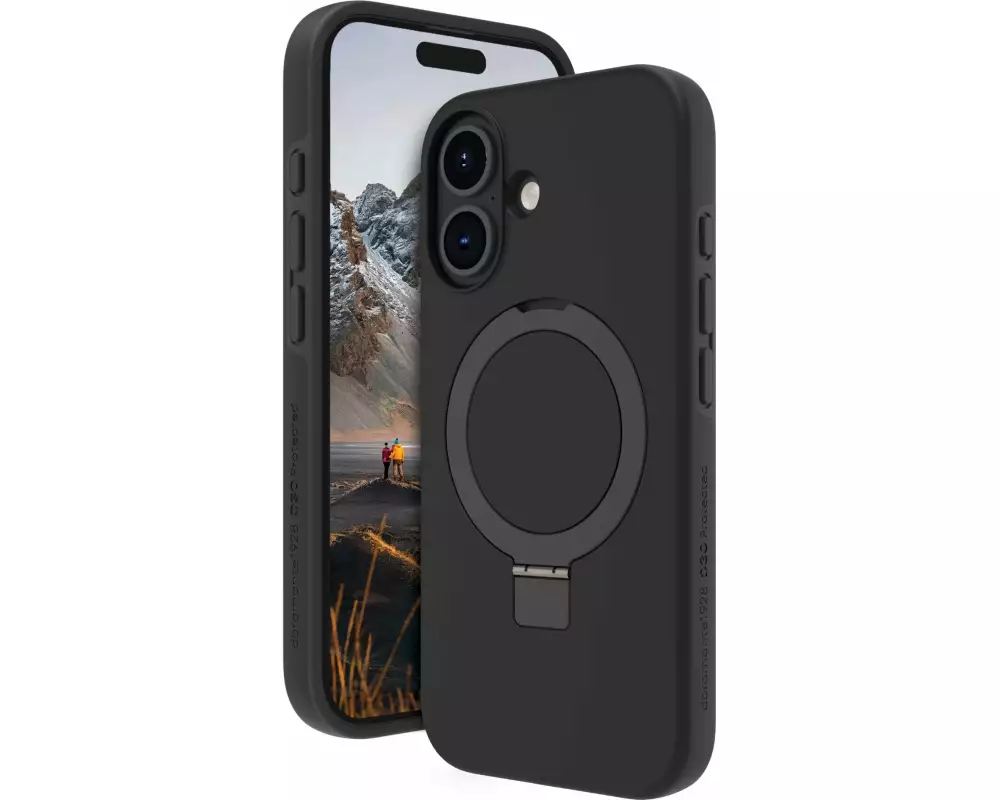 dbramante1928 Back Cover Iceland Ultra D3O Kick iPhone 16 Schwarz