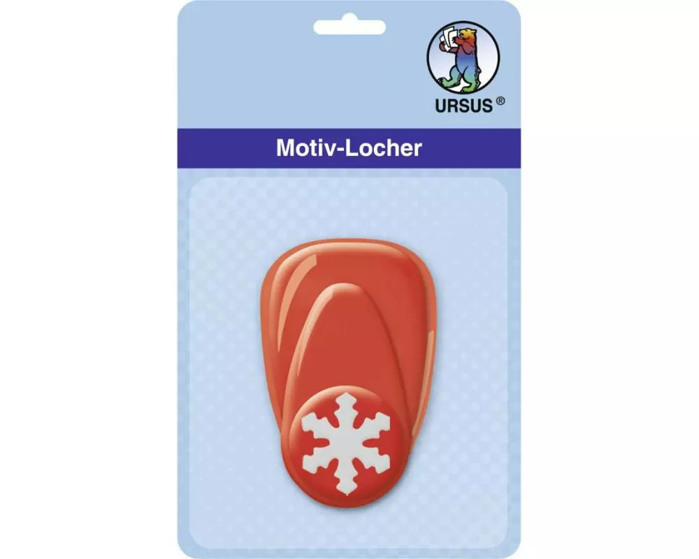 URSUS Motivstanzer Schneeflocke klein, 1.6 cm