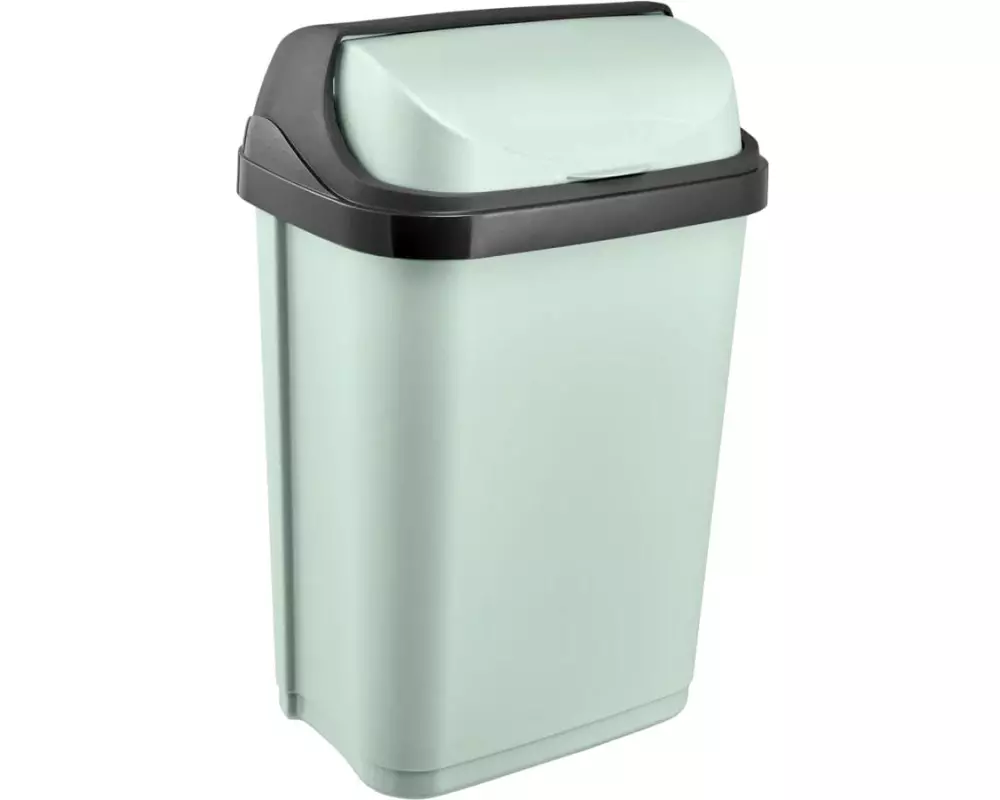 keeeper Abfalleimer Rasmus 10 l, Rolldeckel, soft green