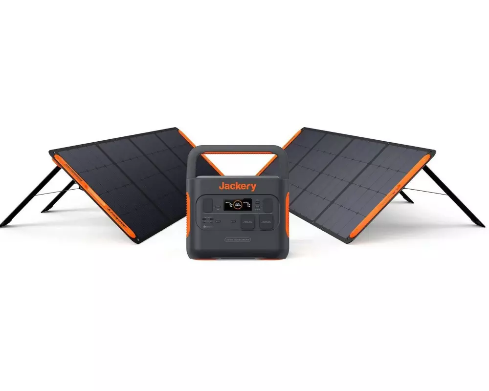 Jackery Power Station Kit– Explorer2000Pro+ 2xSolarSaga200W, 2160 Wh