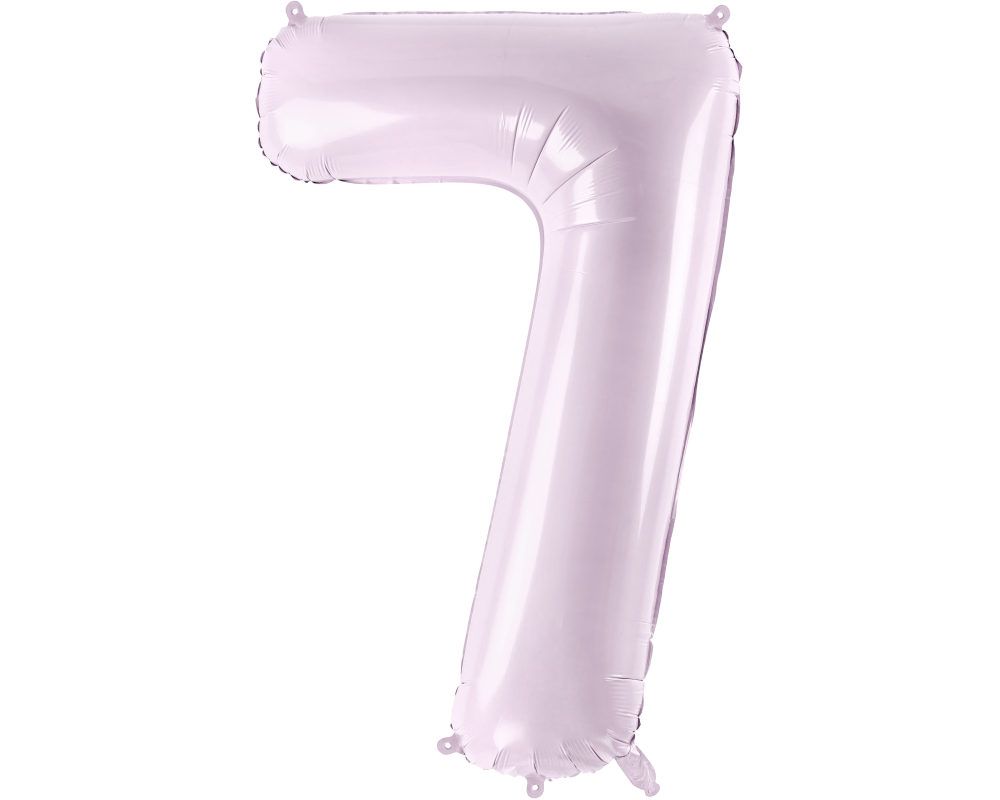 PARTYDECO Folienballon Ziffer 7 72cm FB230G-7-014 lila