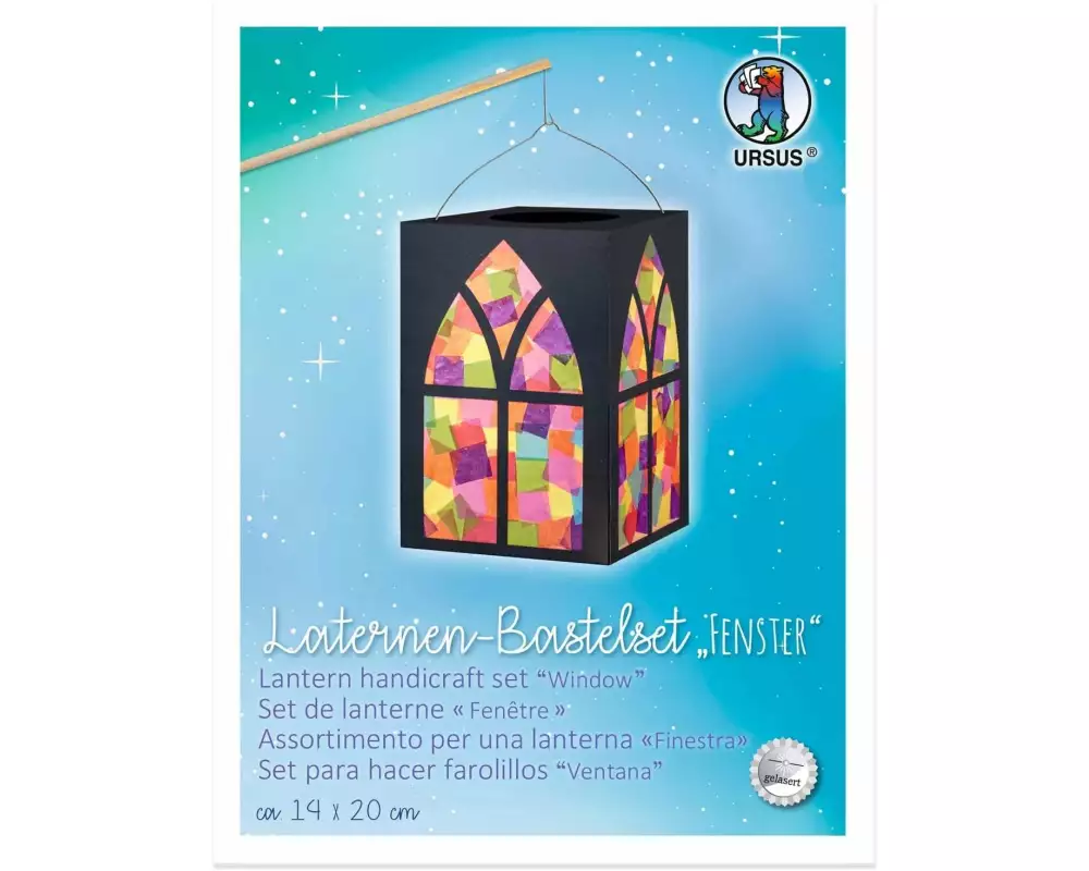 URSUS Laternen-Bastelset Fenster