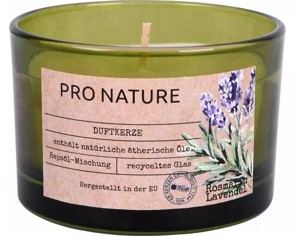 müller Kerzen Duftkerze Rosmarin & Lavendel 5.8 x 8.6 cm