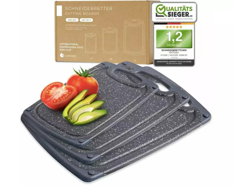 Exitoso Frühstücksbrettchen 3er-Set 24 cm x 40 cm