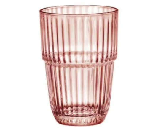 Bormioli Rocco Longdrinkglas Barshine 380 ml, 6 Stück, Pfirsich