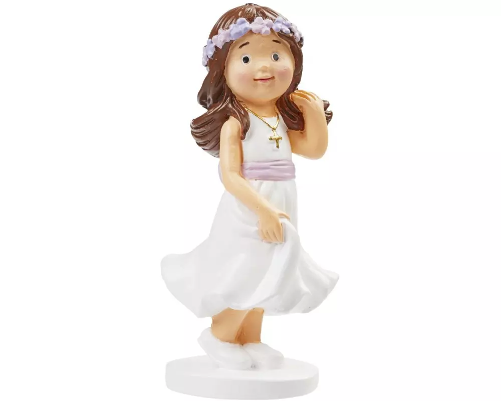 HobbyFun Mini-Figur Kommunion Mädchen 9 cm