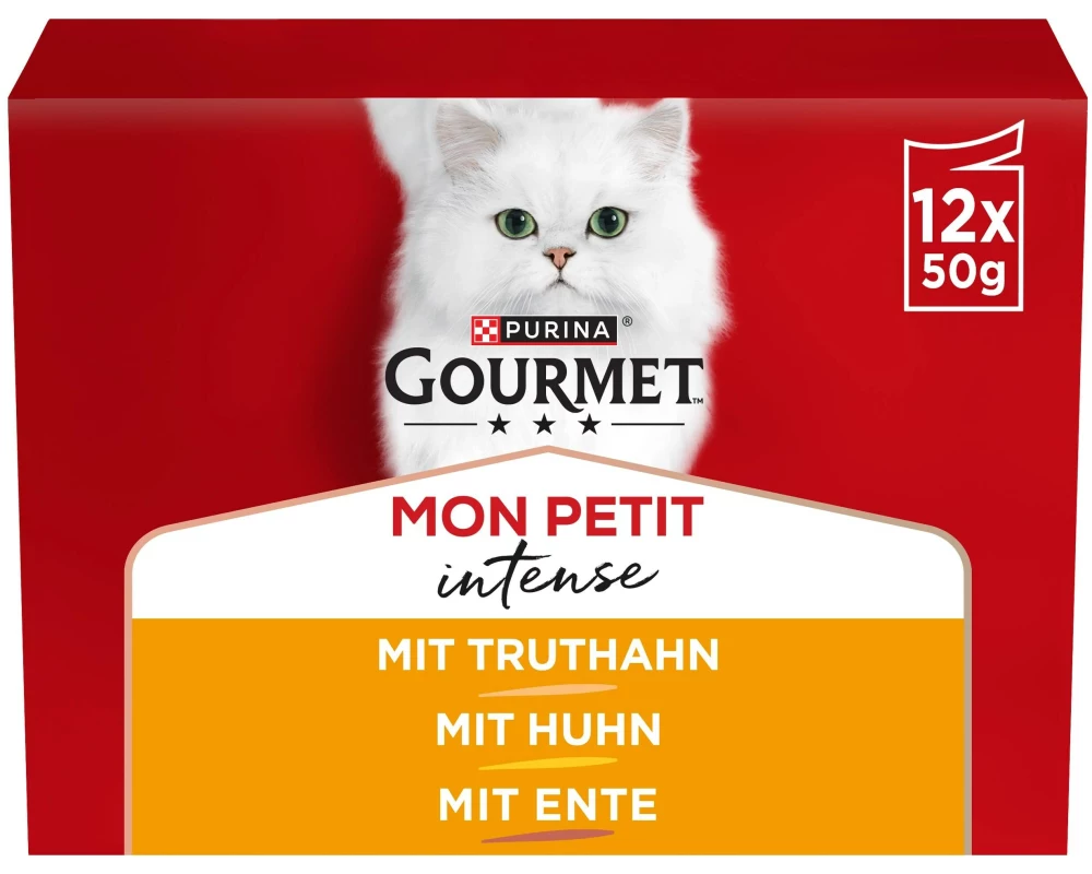 Purina Gourmet Nassfutter Mon Petit Intense 12 x 50 g