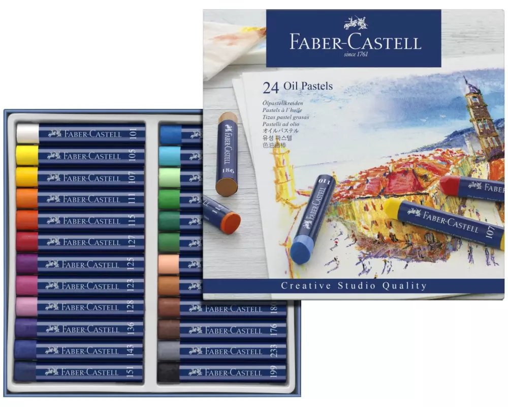 Faber-Castell Pastellkreide C. Studio 24 Stück
