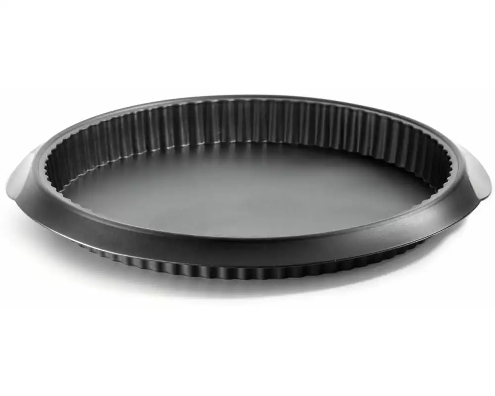 Lékué Quiche-Backform Silikon, ø 28 cm, Schwarz
