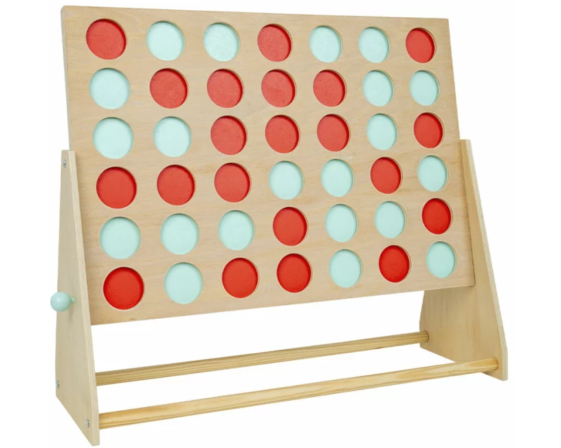 TP TOYS Holz riesiges 4-Gewinnt-Spiel FSC