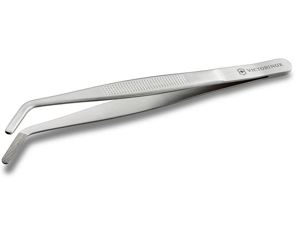 Victorinox Pinzette, 16 cm, gebogen Edelstahl Grau