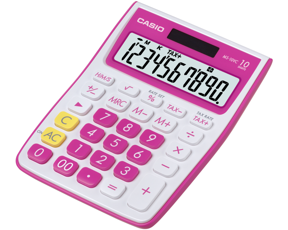 CASIO Tischrechner MS-10VC-RD