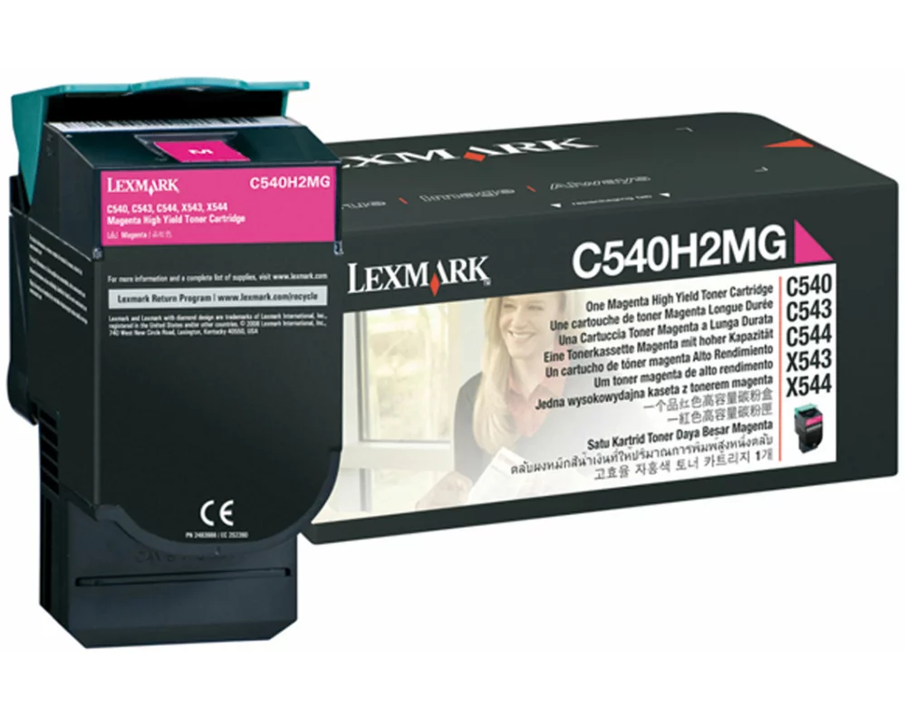Lexmark C540, C543, C544, X543, X544 toner cartridge magenta high capacity 2.000 pages 1-pack