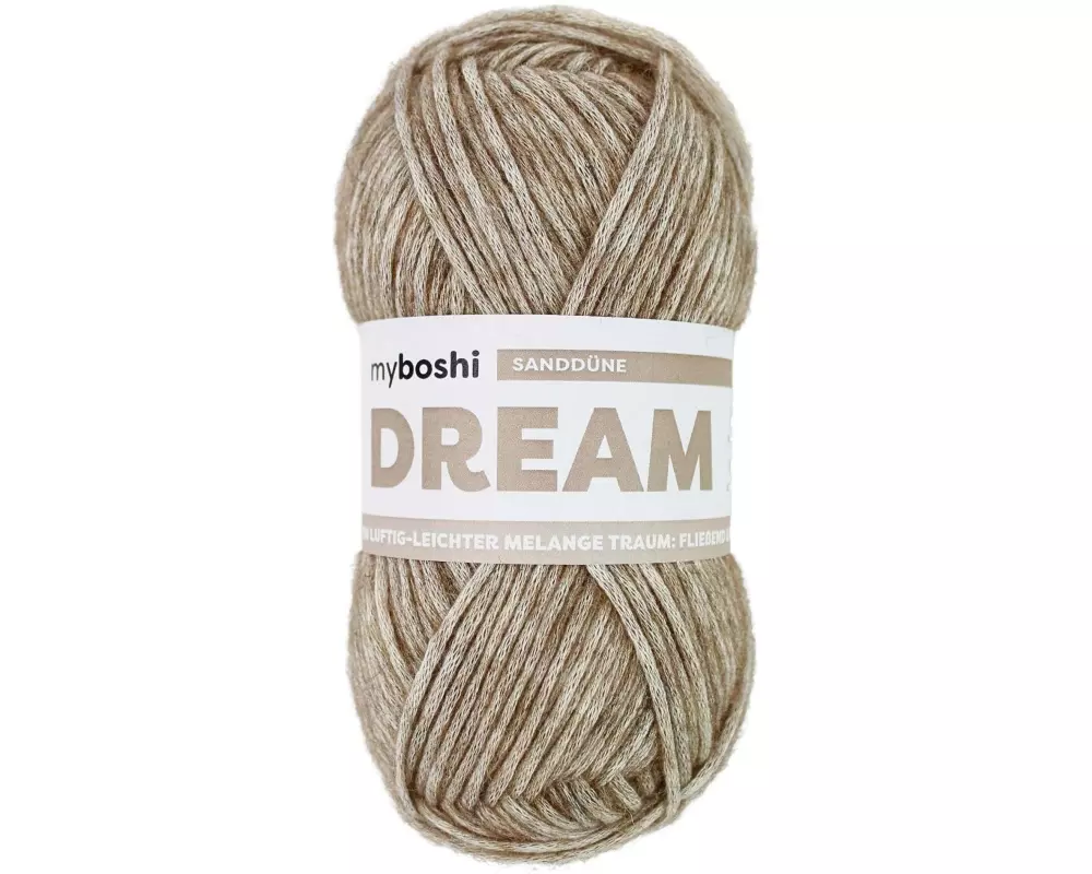 myBoshi Wolle Dream Sanddüne Hellbraun meliert