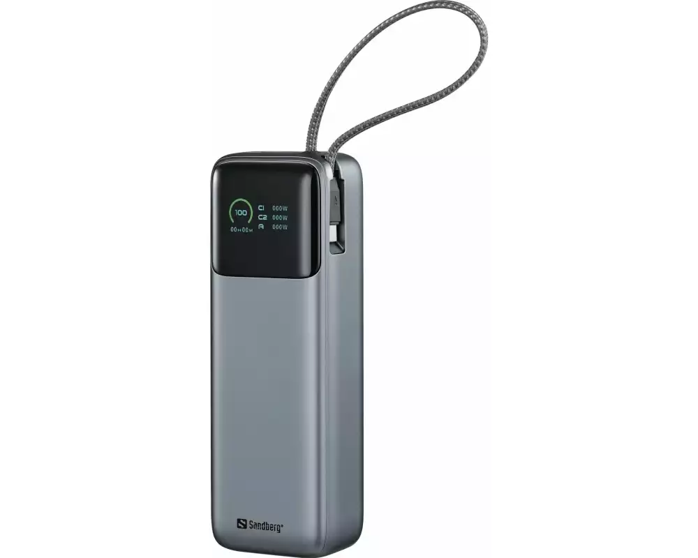 Sandberg Powerbank All-in1 Grau 20000 mAh