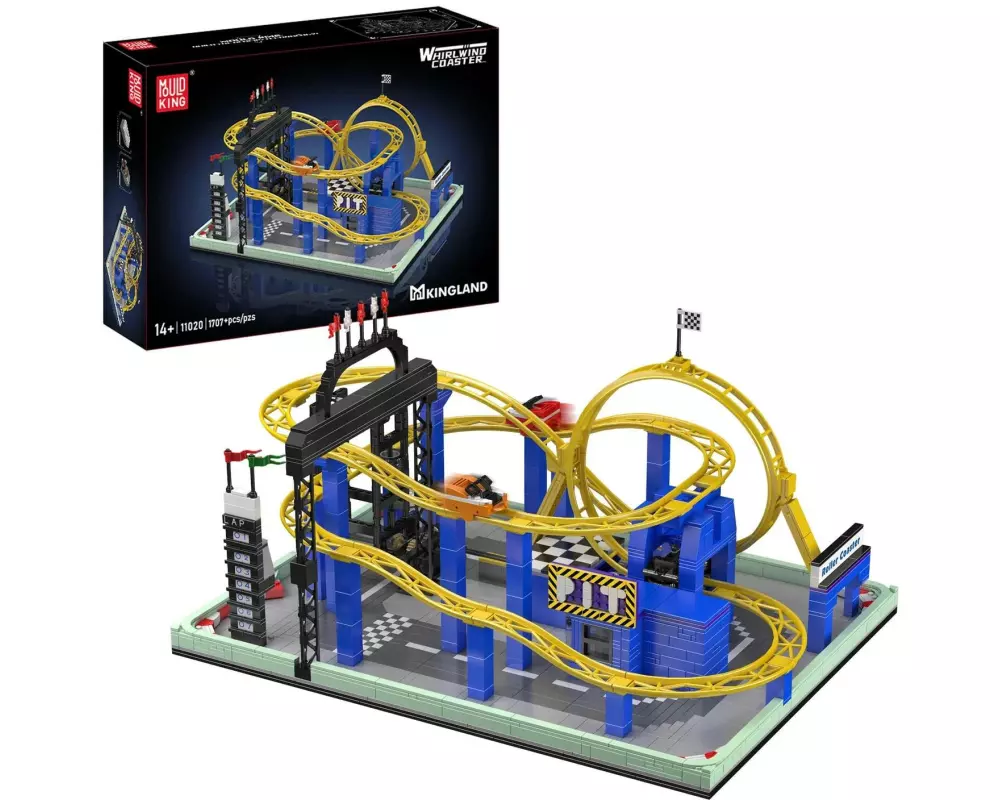 Mould King Whirlwind Coaster Elektrisch mit Elektroantrieb