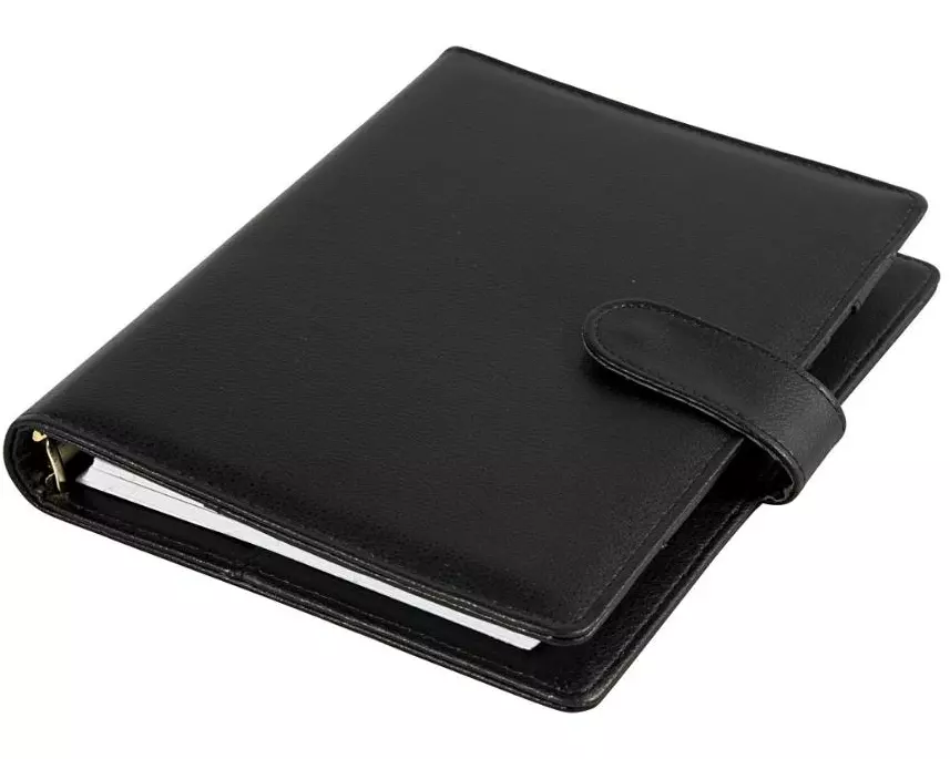 Creativ Company Notizbuch Wochenplaner 19 x 23.5 x 4 cm, Schwarz