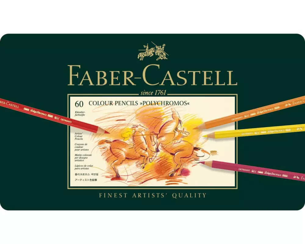 Faber-Castell Farbstifte Polychromos 60er Metalletui