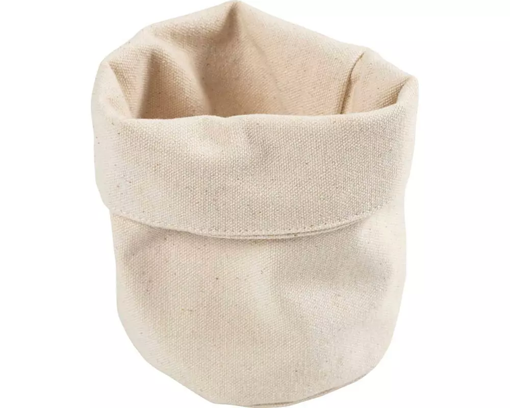 Creativ Company Stoff-Bastelset Stoffkörbe 14.5 x 9 cm, Hellnatur, 2 Stück