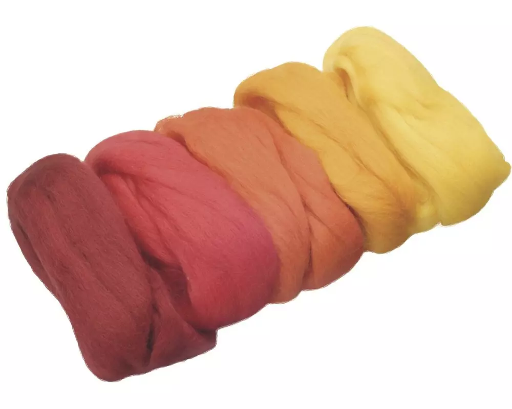 Heyda Filzwolle Merino Mix 50 g, Rot