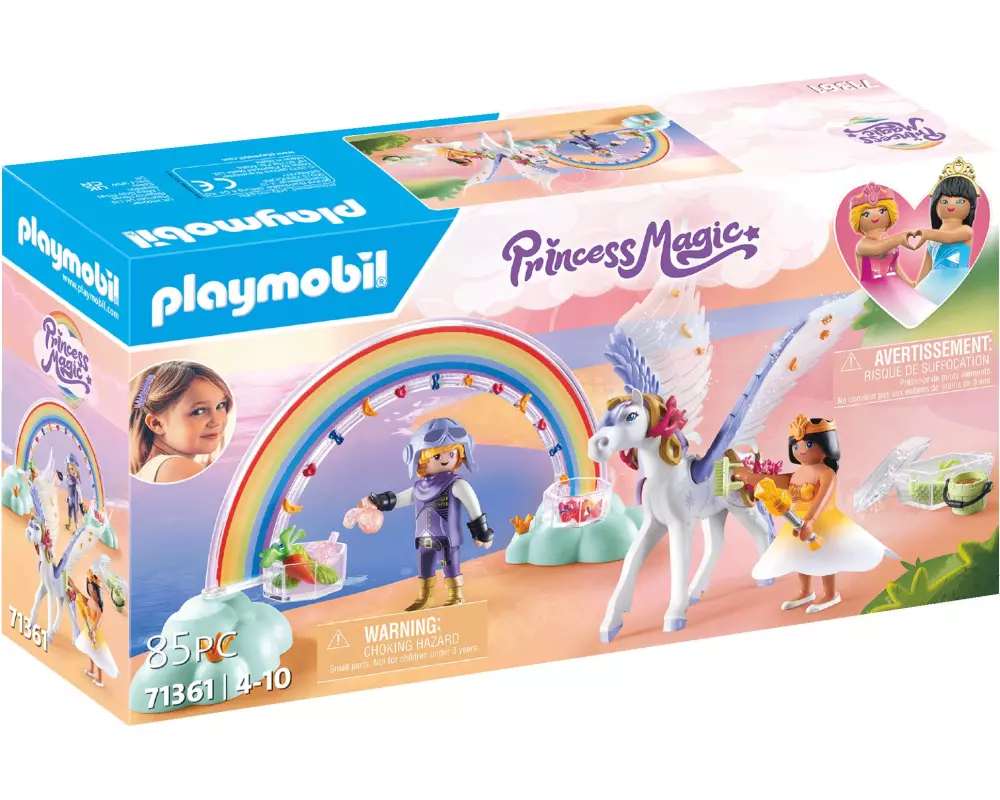 Playmobil Princess Magic Himmlischer Pegasus mit Regenbogen 71361