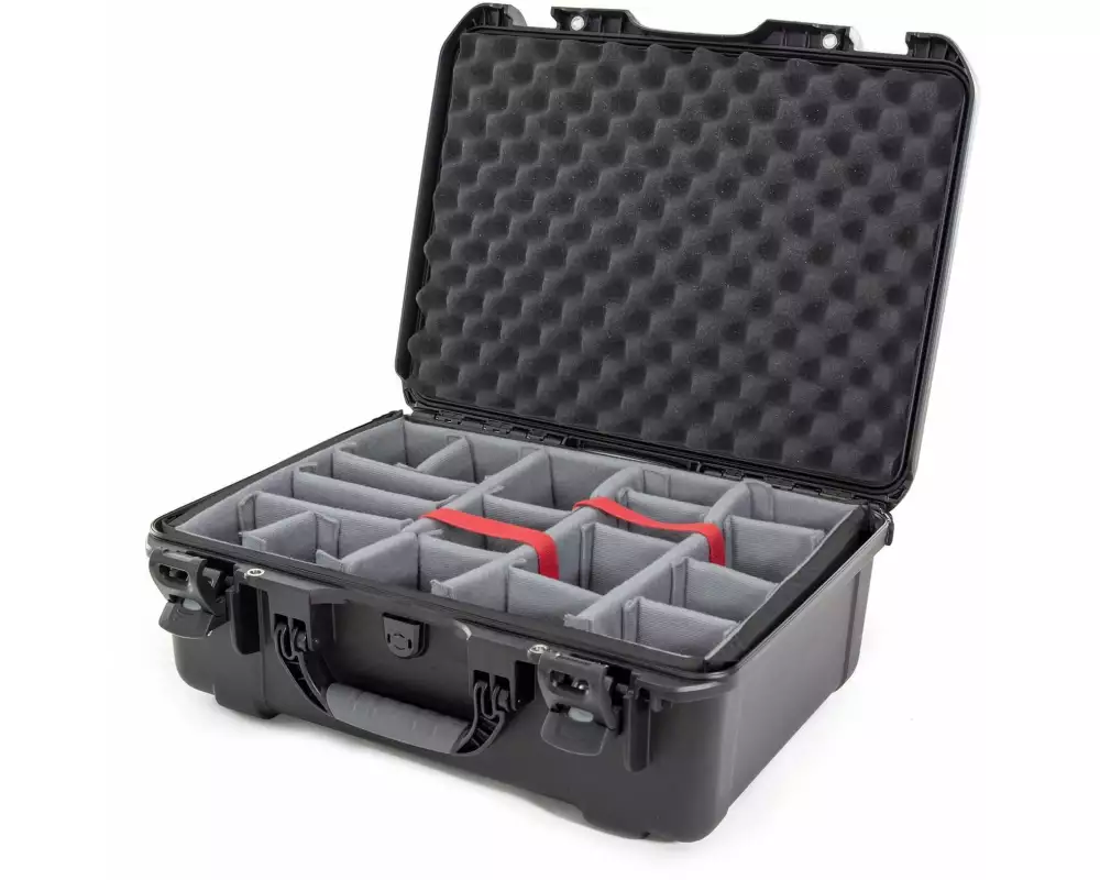 Nanuk Kunststoffkoffer 940 - mit Trennwand Schwarz