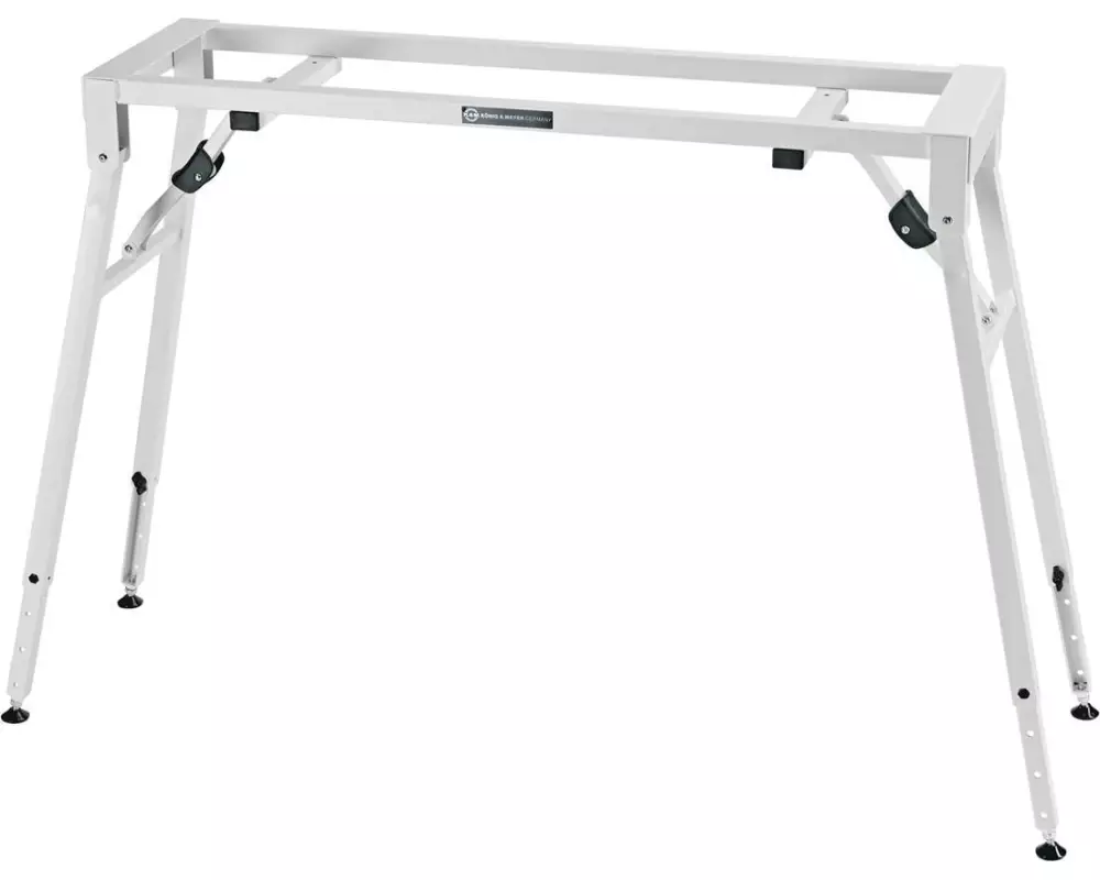K&M Keyboardständer 18953 höhenverstellbar, Weiss