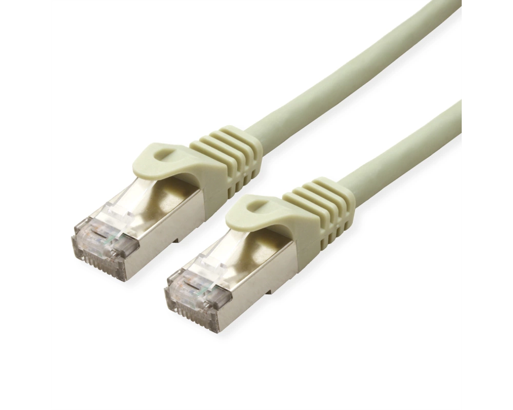 VALUE Patchkabel Cat.6A (Class EA) S/FTP (PiMF), Massivdraht, LSOH, grau, 20 m