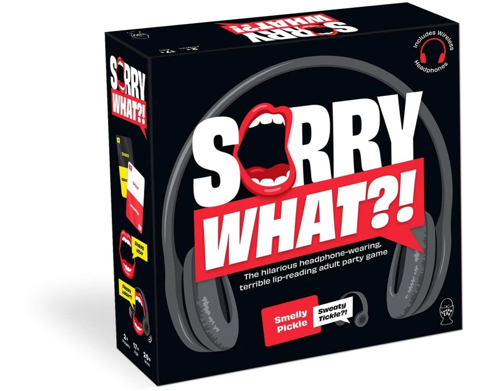 HUCH! Partyspiel Sorry What?! (d)