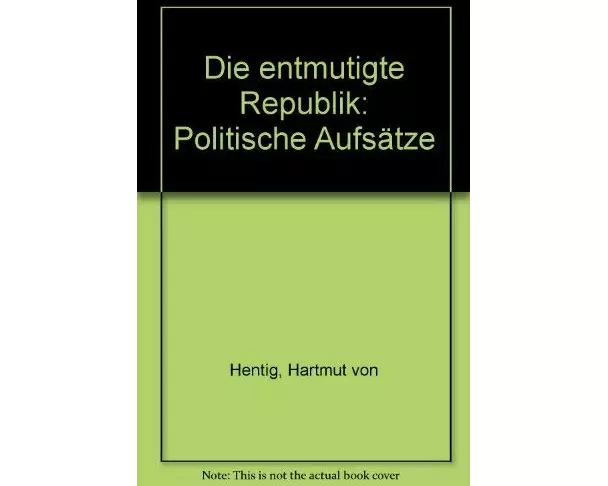 Die entmutigte Republik