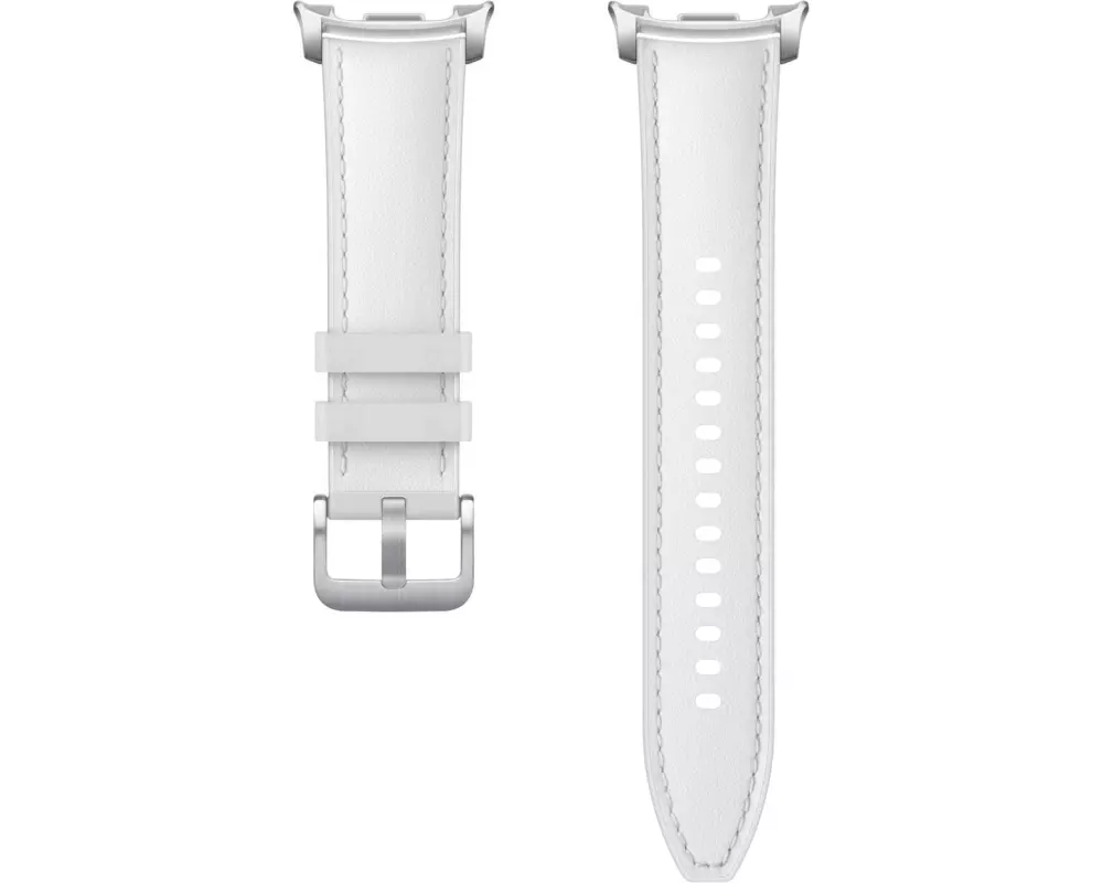 Samsung Hybrid Eco Leather Band S/M/L Watch8 Weiss