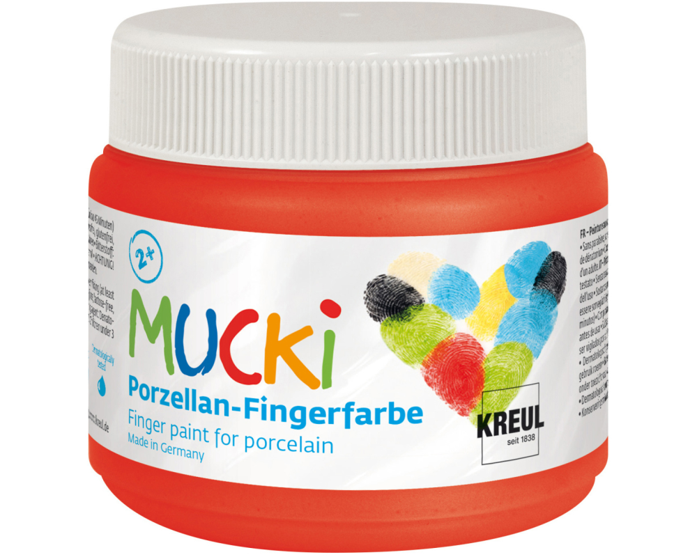 KREUL Porzellan-Fingerfarbe Mucki KR-26303 rosenrot