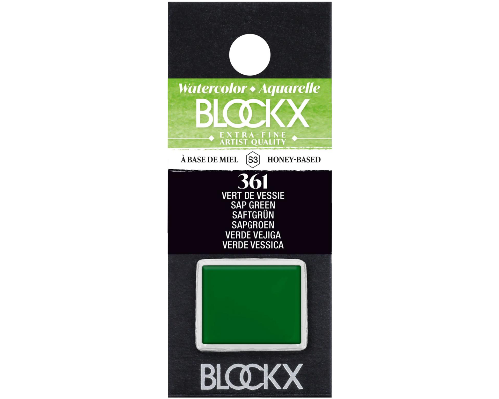 BLOCKX Aquarellfarbe 1.5ml 41361BXC saftgrün