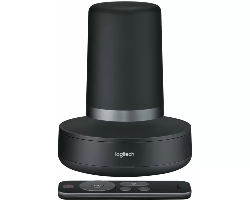 Logitech RALLY - BLACK - USB - PLUGJ - EMEA - SWITZERLAND