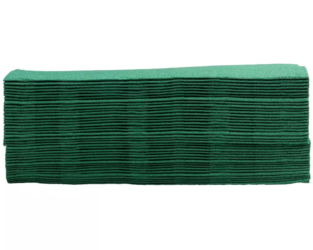 PRO nappe Papierservietten 2-lagig, 38 x 38 cm, 40 Stück, Tannengrün