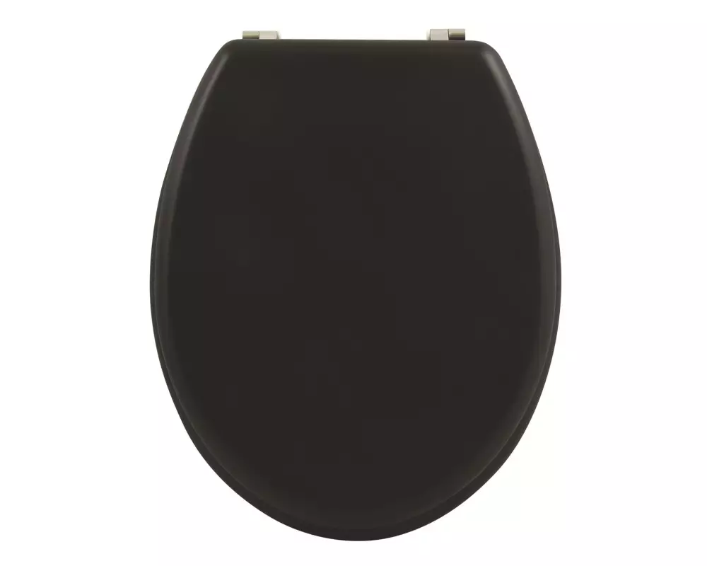 MSV Toilettensitz Schwarz matt
