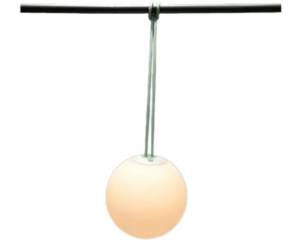 Dameco LED Hängelampe Outdoor weiss D20 cm, 3000 Kelvin, 80 lm, 4W