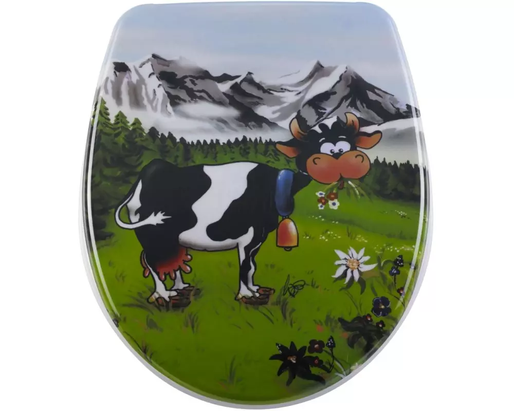 diaqua Toilettensitz Nice Cow Mehrfarbig
